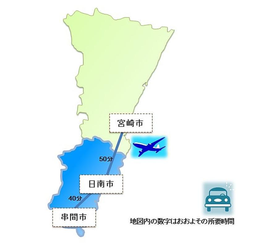 県南所要時間