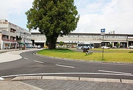 西都城駅ロータリー